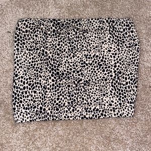 Cheetah tube top.